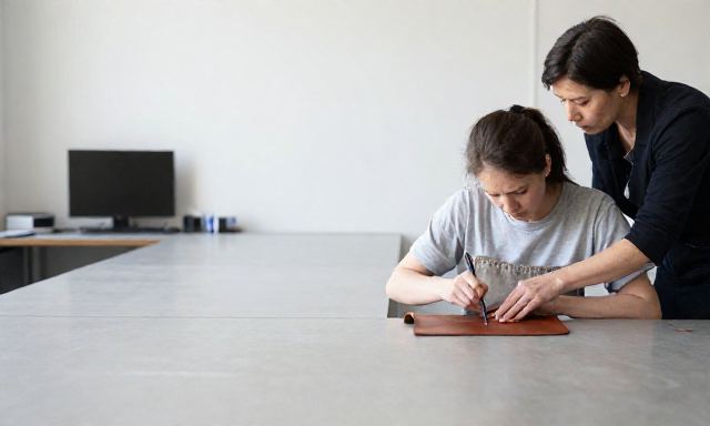 지나쌤 관련 이미지 - 가죽 공예의 매력에 빠져들게 하는 특별한 조언자, 지나쌤과 함께하는 성장의 기록
